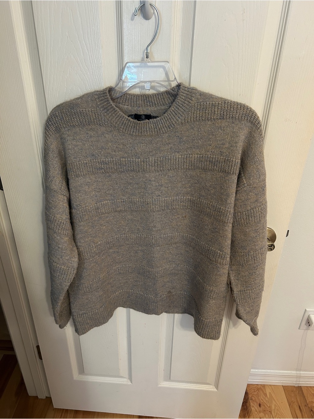 Volcom Cozy Crewneck Sweater in Heather Taupe